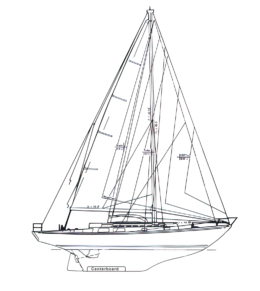 Bristol 40 line drawing